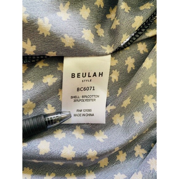 Beulah Style Button Blouse & Mermaid Skirt Pink Black Lace Ruffle Trim Set Sz M - Picture 13 of 16